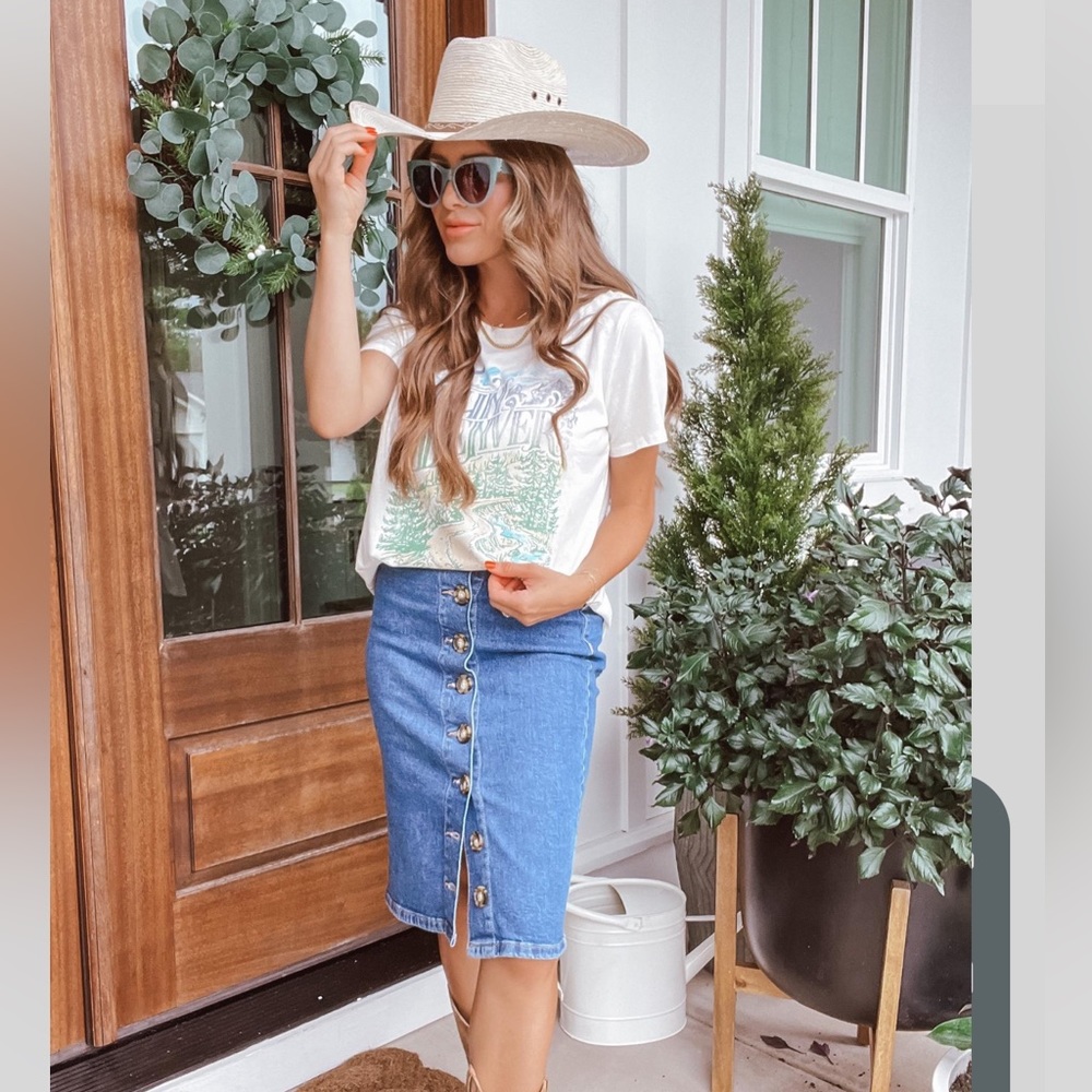 Denim Skirt